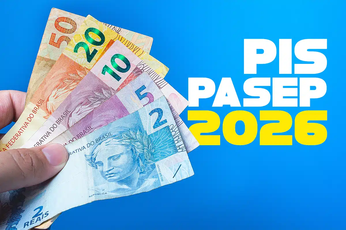 Notas de real e cartão PIS/PASEP